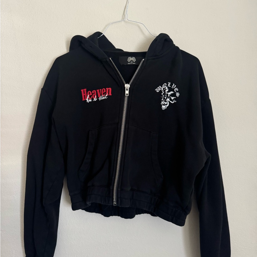darc sport cropped zip up